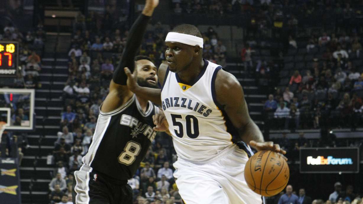 Grizzlies use 4th-quarter spurt to defeat Spurs 104-96