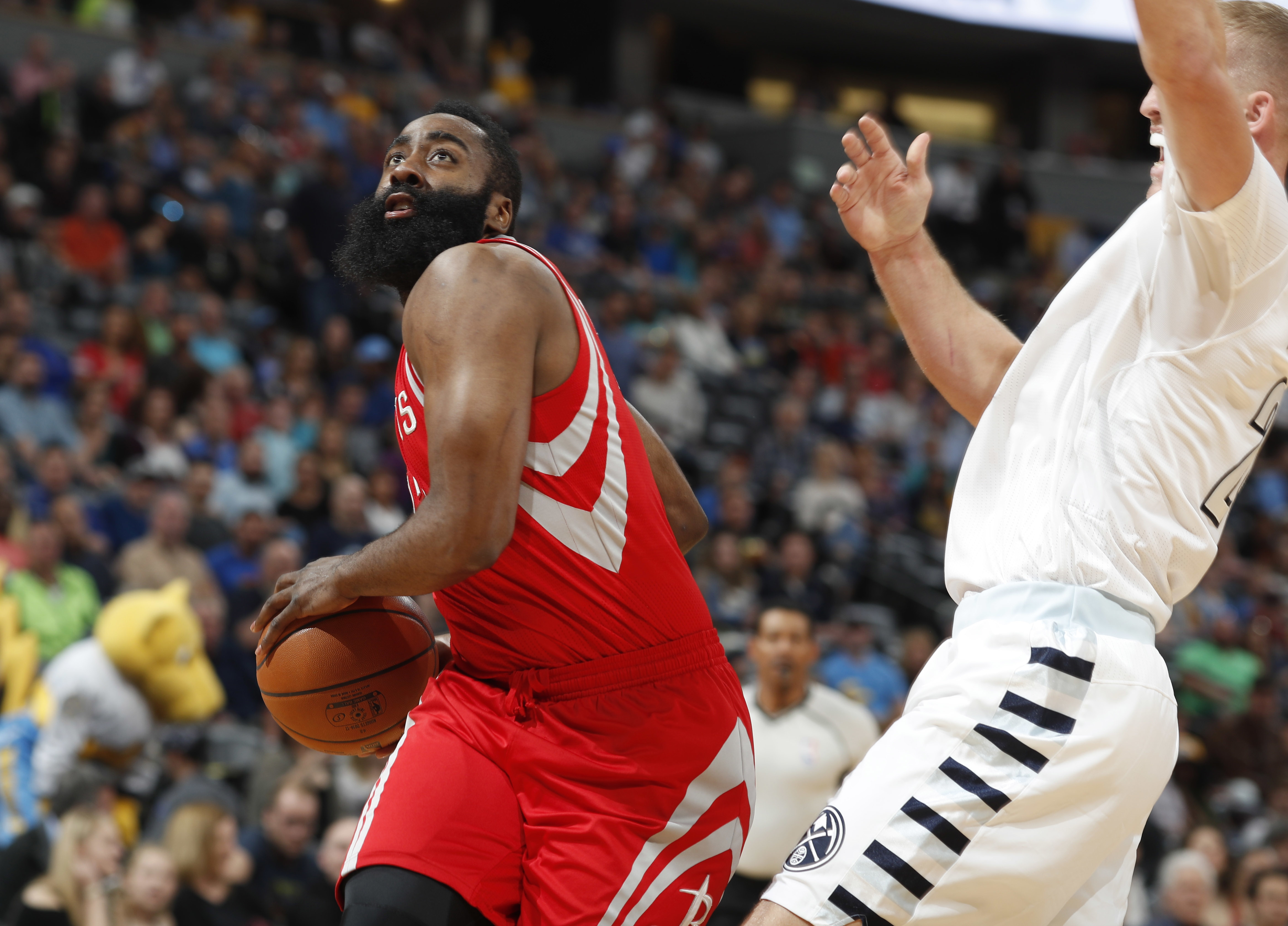 Harden has 40 in triple-double, Rockets top Nuggets 109-105