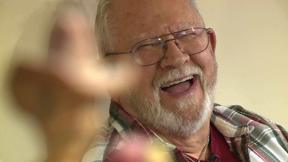 Jon Nelson explains how he never told his wife he was quitting his regular job: "I just let her be surprised." (Photo: Ray Boone, KSL TV)