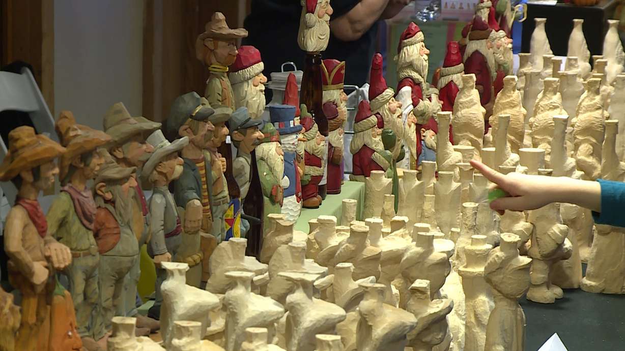 Jon Nelson says if they pack any more items into their van, his wife will have to ride on top. (Photo: Ray Boone, KSL TV)