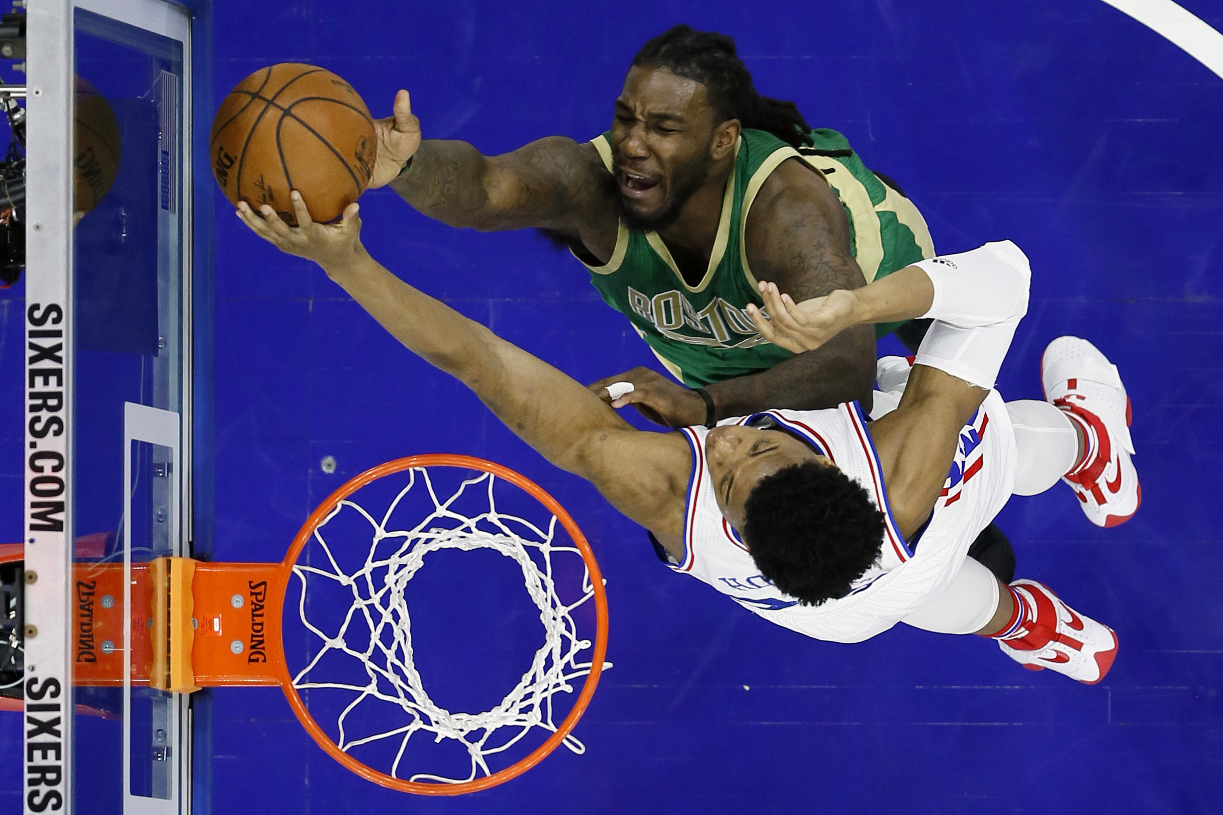 Philadelphia rallies from 13 down to beat Celtics 105-99