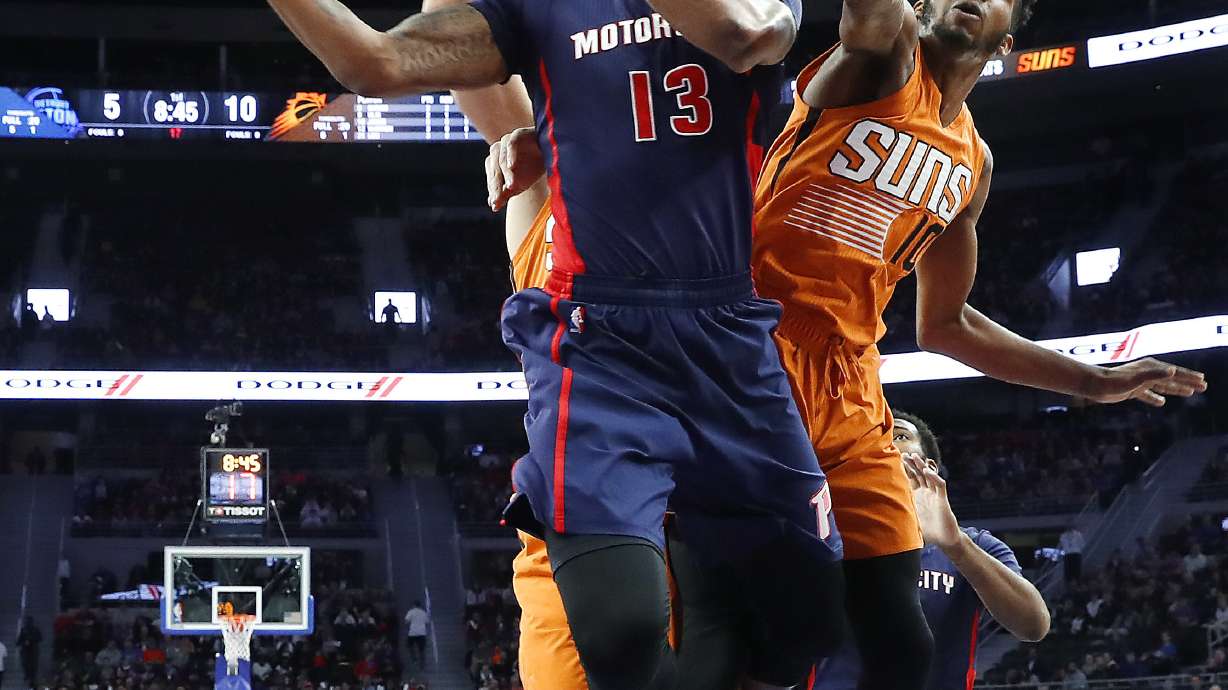 Pistons finish strong, beat short-handed Suns 112-95