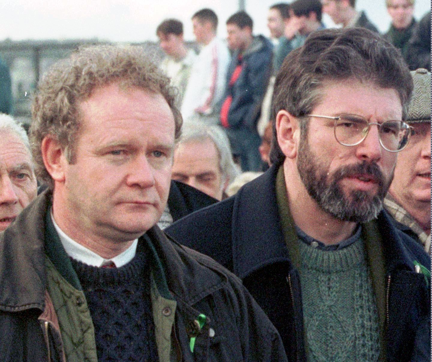 The Latest: McGuinness' coffin carried through streets