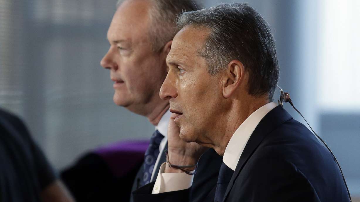 Starbucks CEO stands by pledge to hire refugees