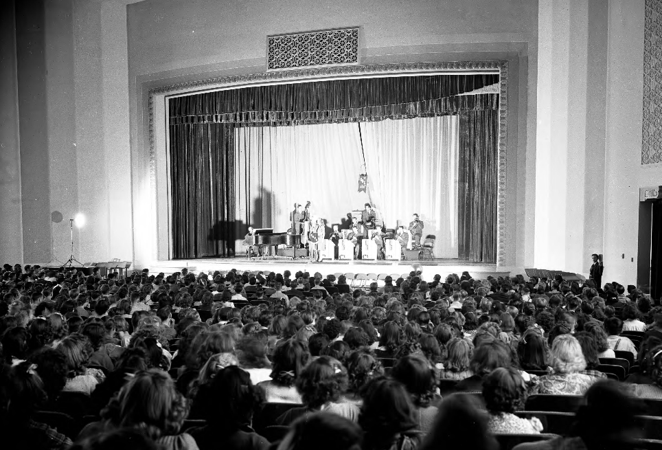 Ed Stoker Orchestra performing at Granite High School in 1941 (Photo: Utah Division of History)