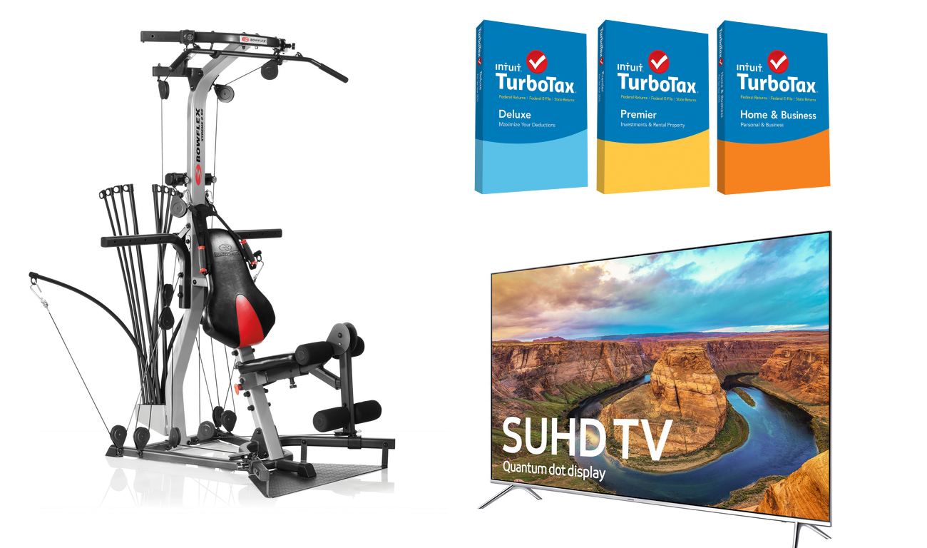 Spring on these spring deals on TurboTax, Bowflex, Samsung TVs and more