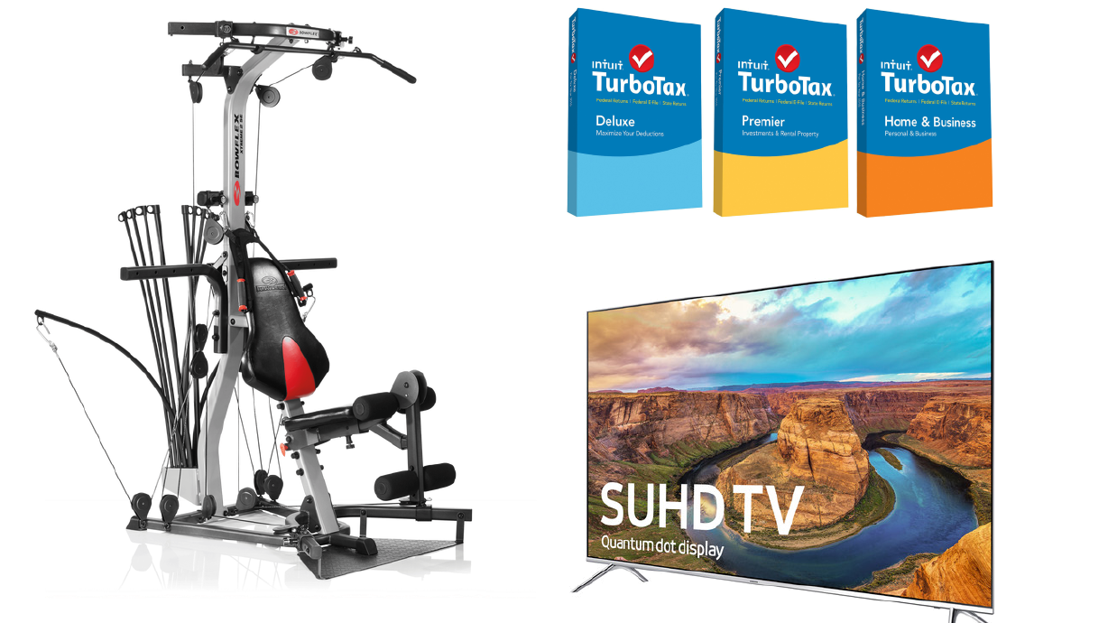 Spring on these spring deals on TurboTax, Bowflex, Samsung TVs and more