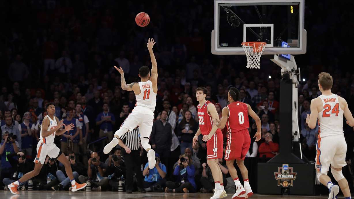 Elite! Chiozza hits 3 at OT buzzer, Gators beat Wisconsin
