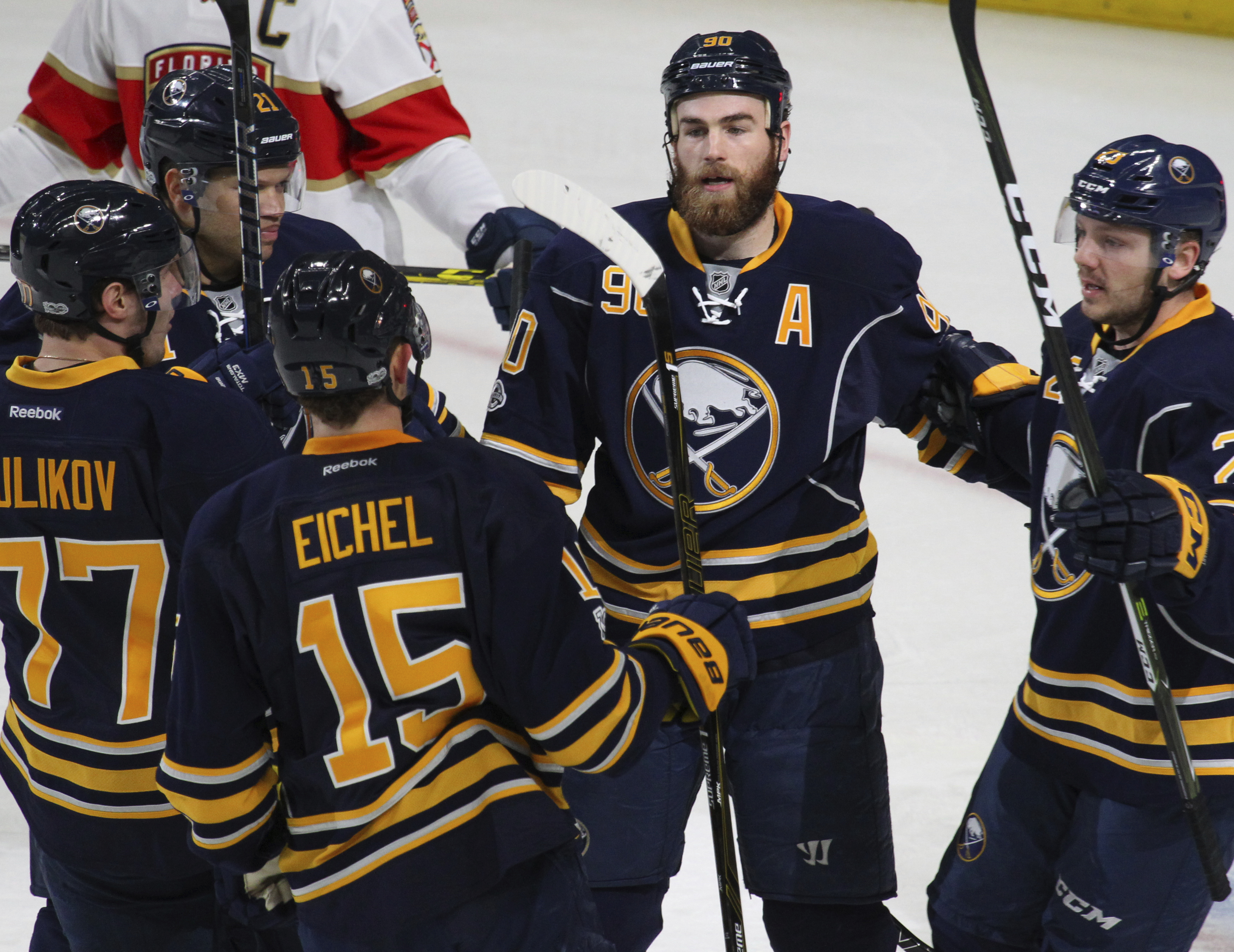 Gionta scores in 1,000th game, Sabres beat Panthers 4-2