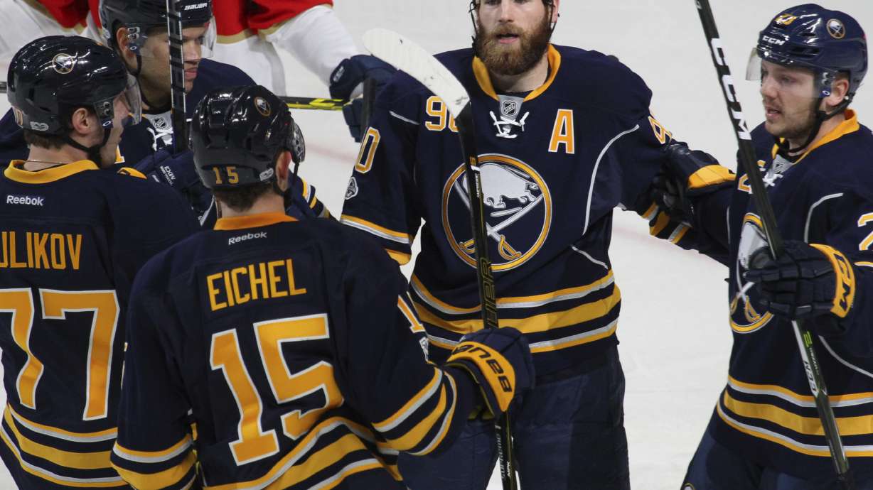 Gionta scores in 1,000th game, Sabres beat Panthers 4-2