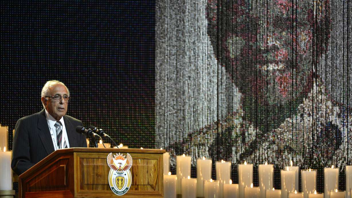 South African anti-apartheid leader Ahmed Kathrada dies, 87