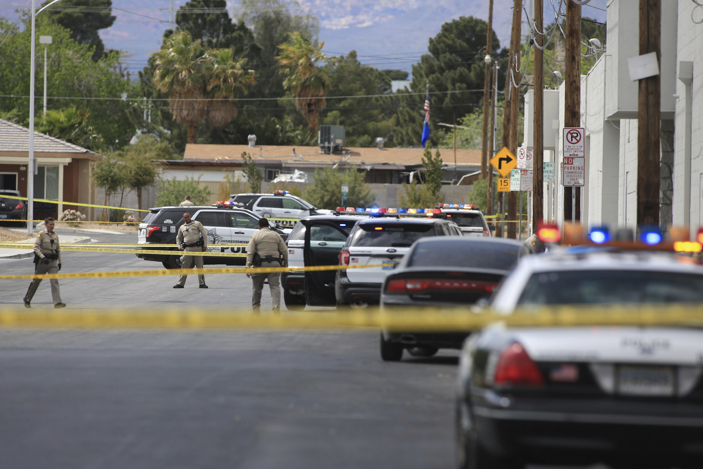 Police: Armed man shot twice by Las Vegas officer