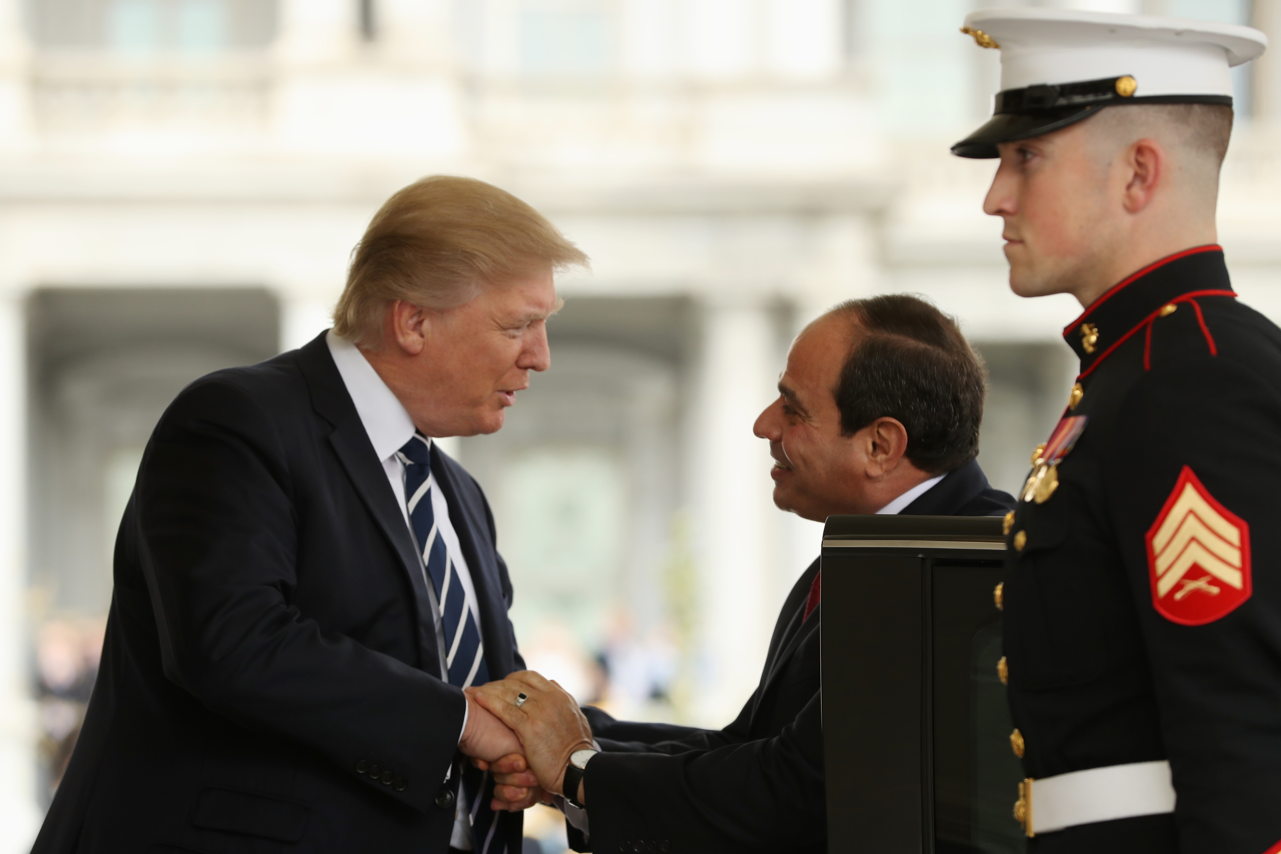 Trump says US will forge a 'great bond' with Egypt