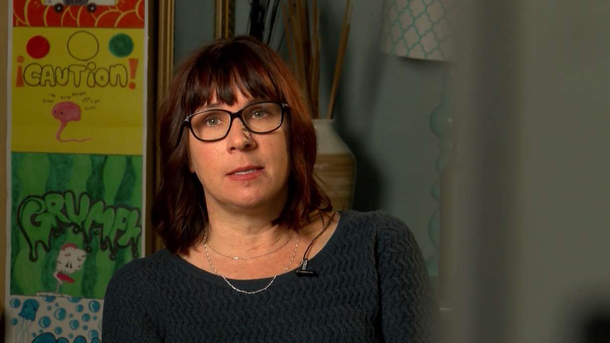 Rose Park Elementary School Principal Nicole O'Brien implemented the Grump Meter system in her school five years ago in an effort to teach emotional intelligence. The school has since found the system yields far fewer trips to the principal's office for behavior problems. (Photo: KSL TV)