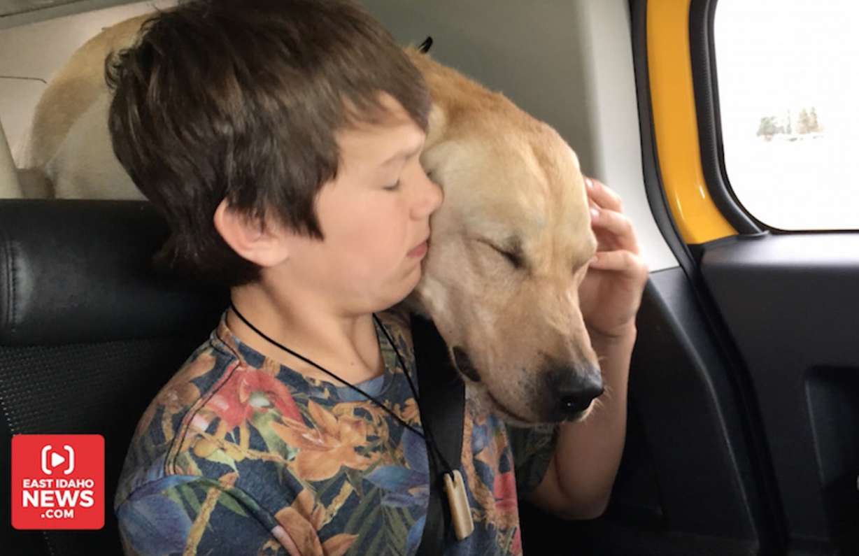 Canyon Mansfield and Casey. (Photo via EastIdahoNews.com)