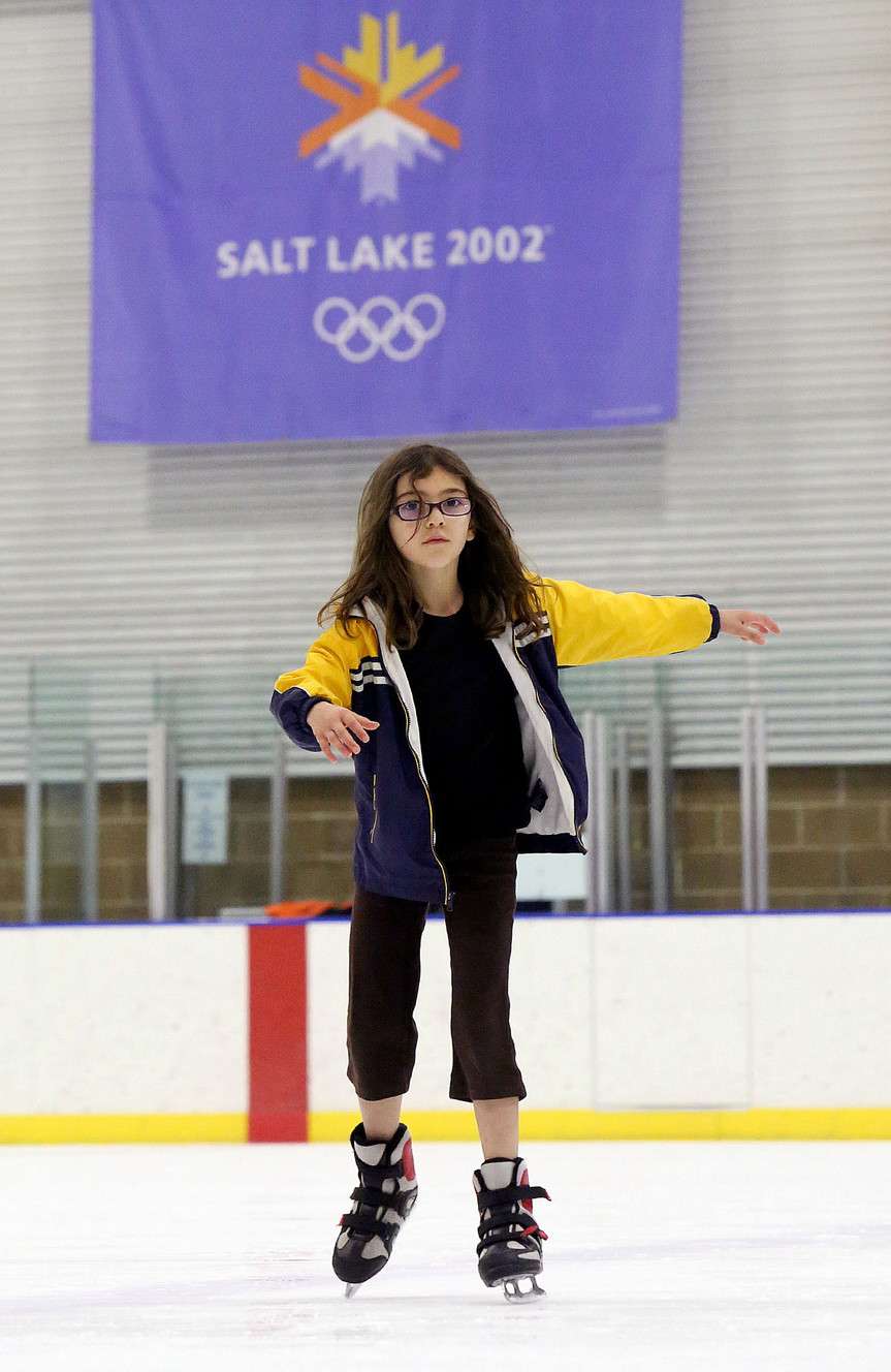 Crystal Anderson skates at Peaks Ice Arena in Provo on Wednesday, April 5, 2017. (Photo: Kristin Murphy, Deseret News)