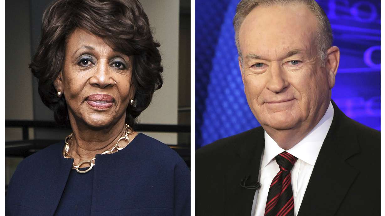US Rep. Maxine Waters: Bill O'Reilly 'needs to go to jail'