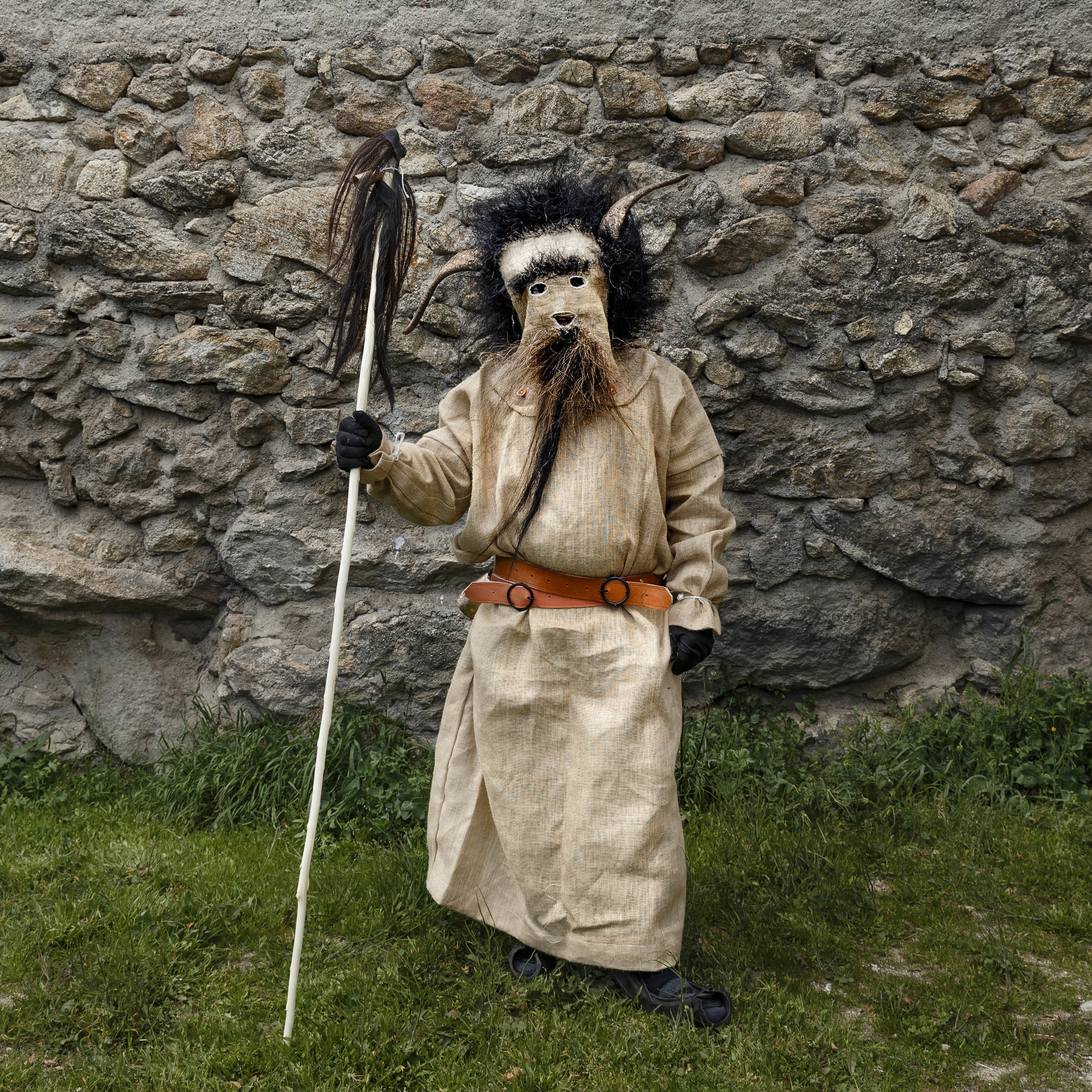 AP PHOTOS: Costumed characters converge on Spanish town