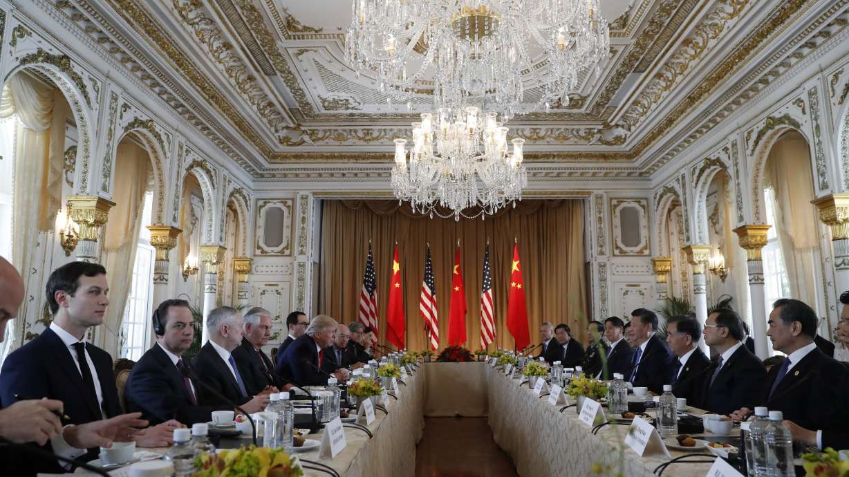 The Latest: Xi stops in Alaska on way back to China