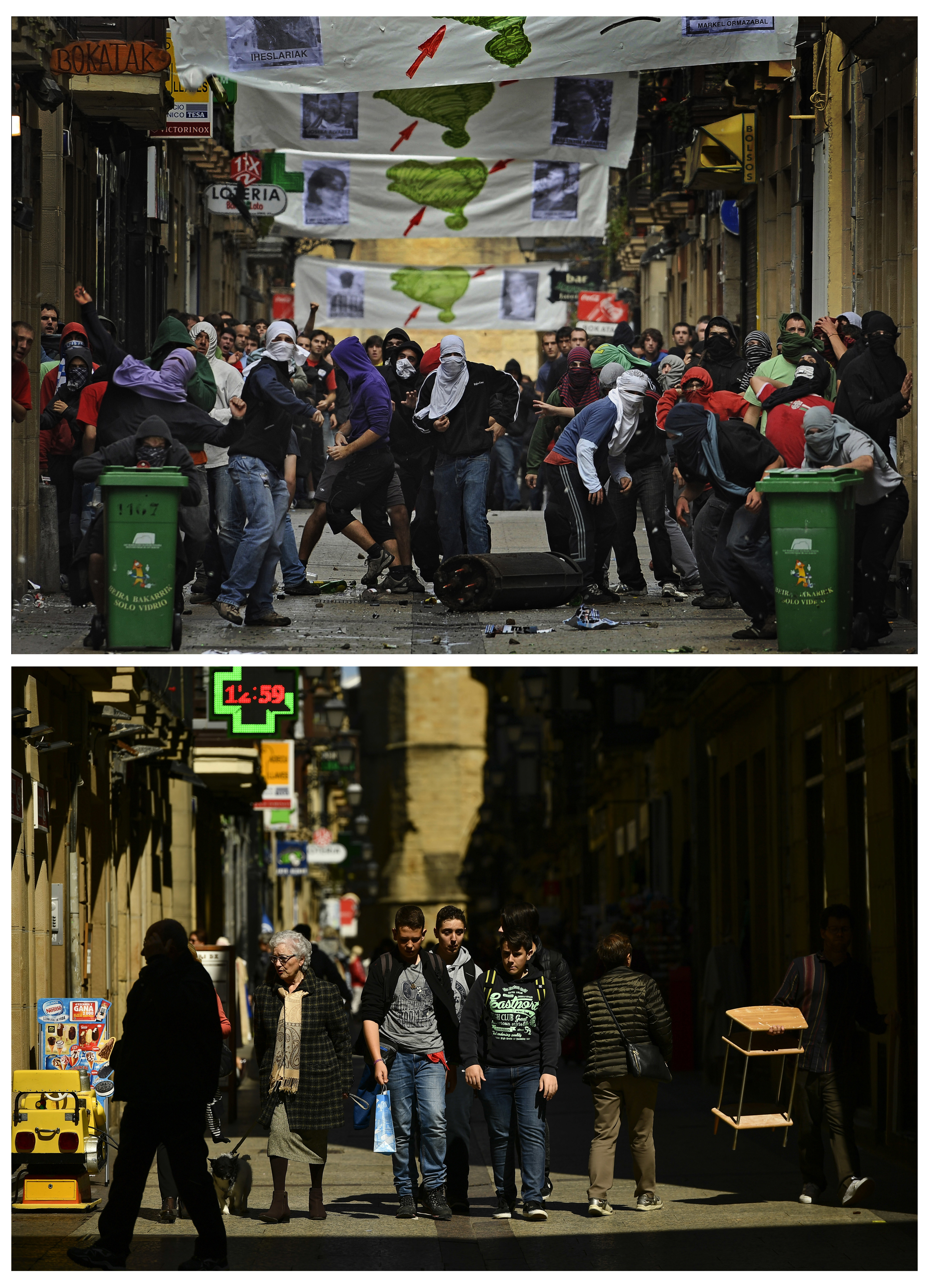 AP PHOTOS: Photographer revisits scenes of ETA violence