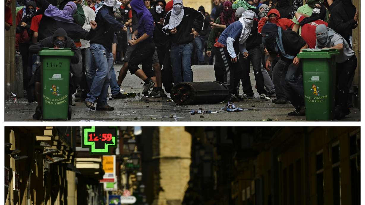 AP PHOTOS: Photographer revisits scenes of ETA violence