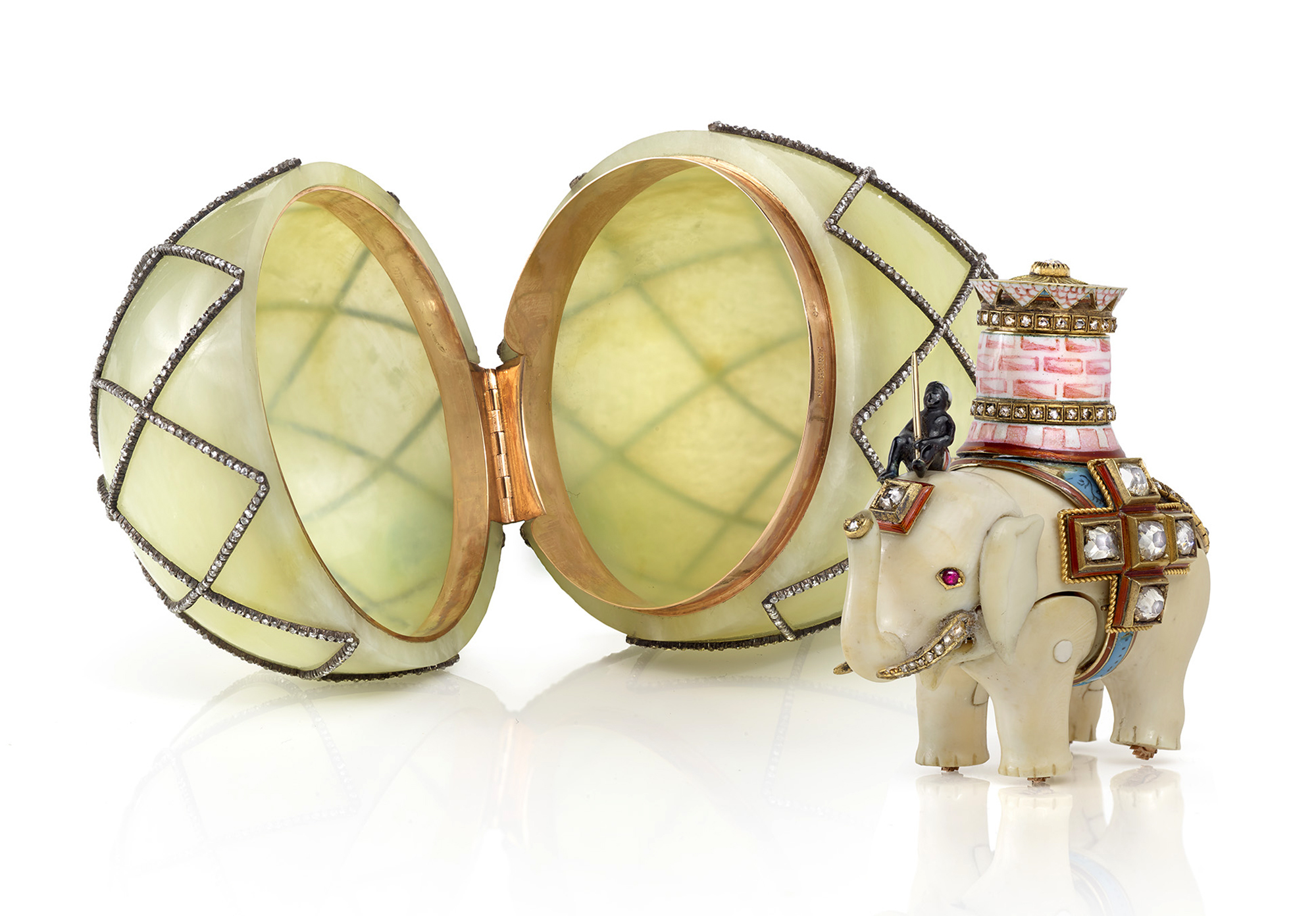 Faberge egg reunited with its missing 'surprise' in Texas