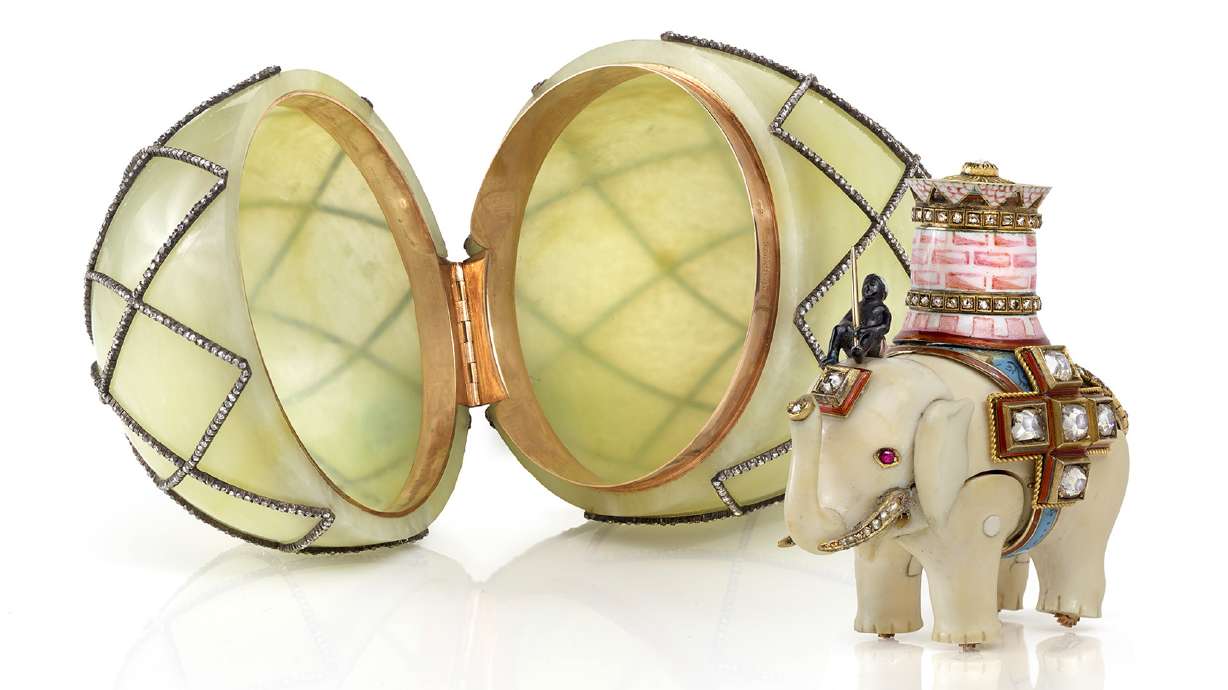 Faberge egg reunited with its missing 'surprise' in Texas