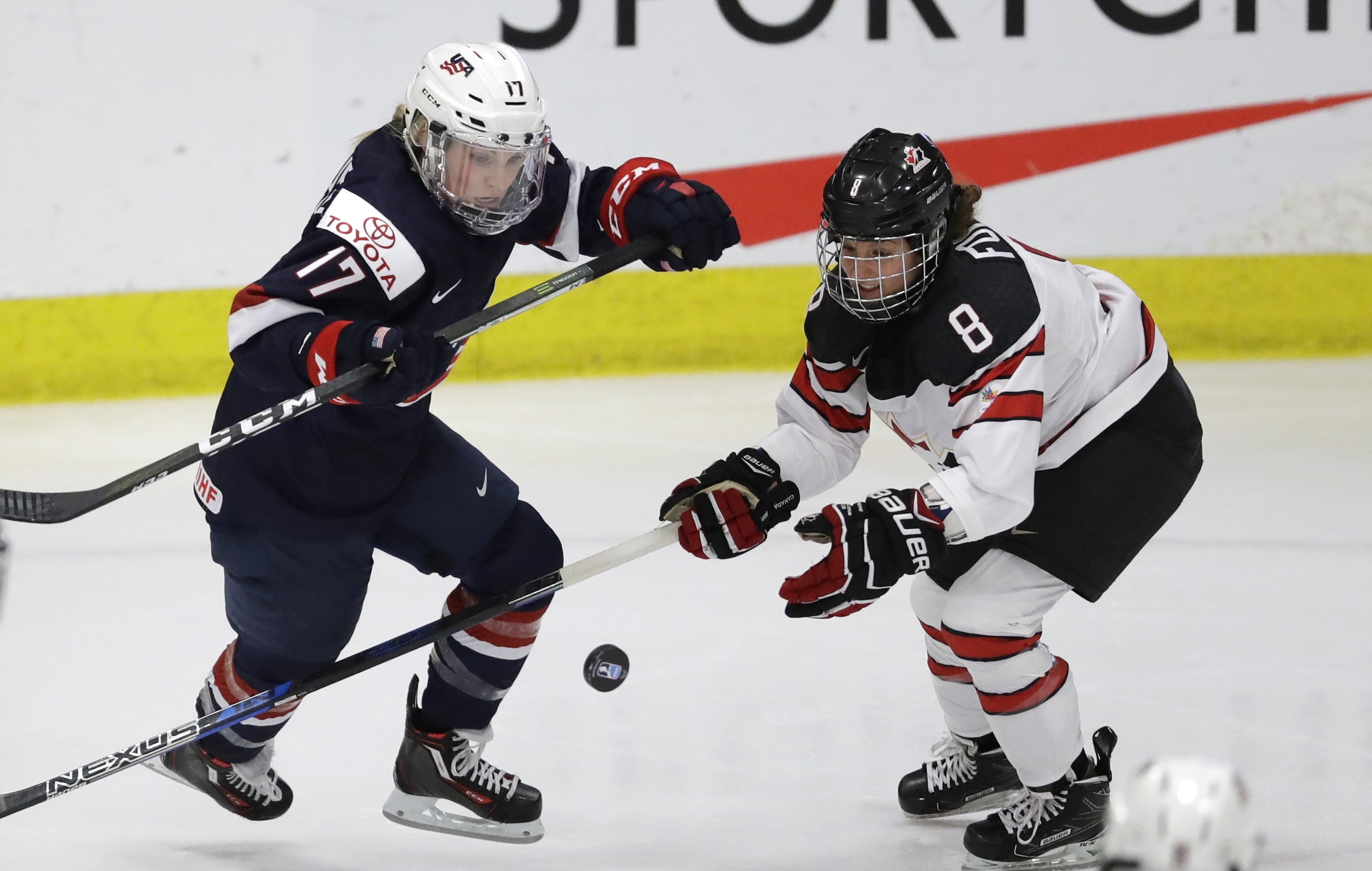 Hilary Knight scores in OT, US tops Canada for worlds title