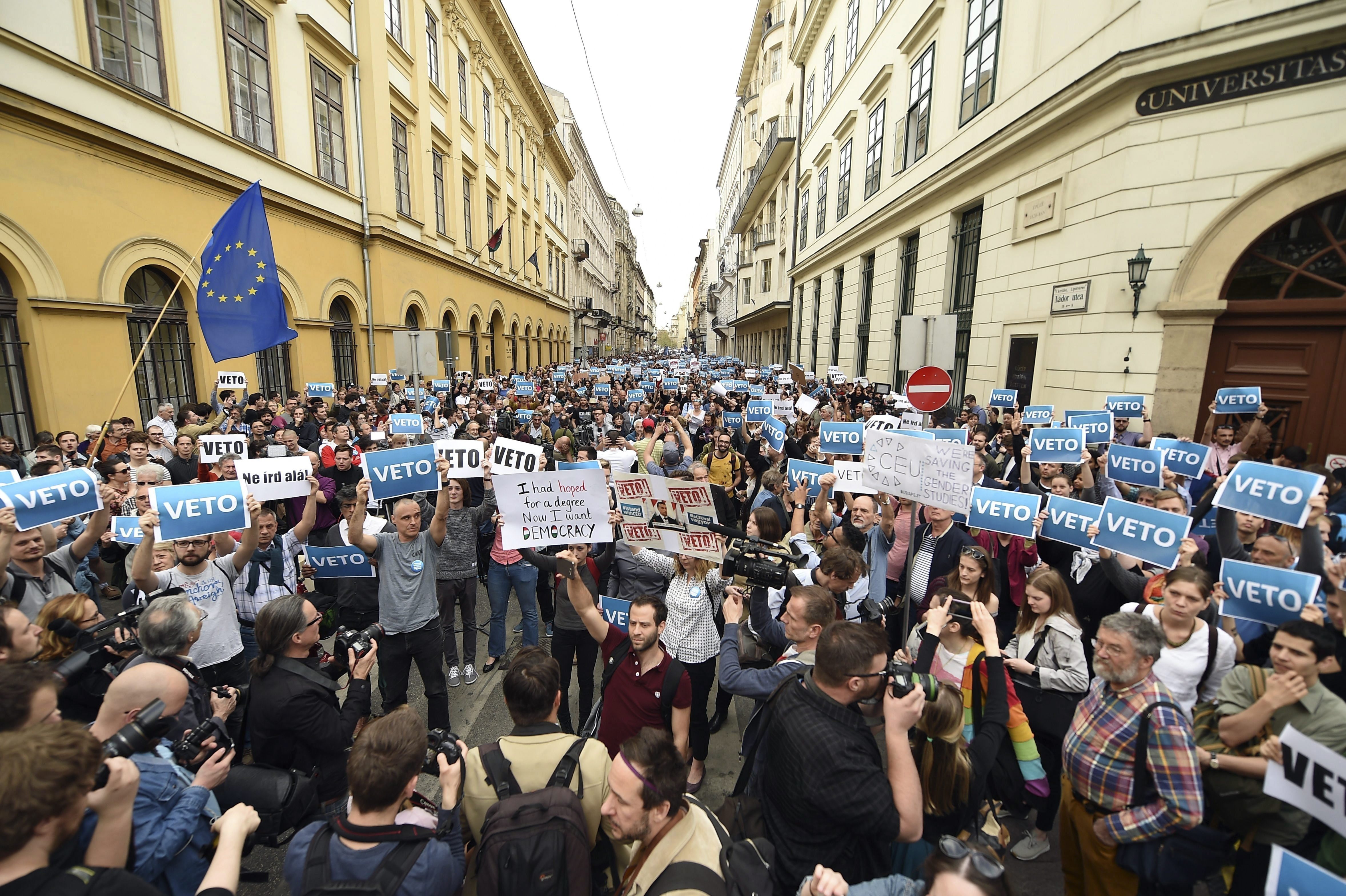 Hungary: Showdown of 'illiberal state' vs. 'open society'