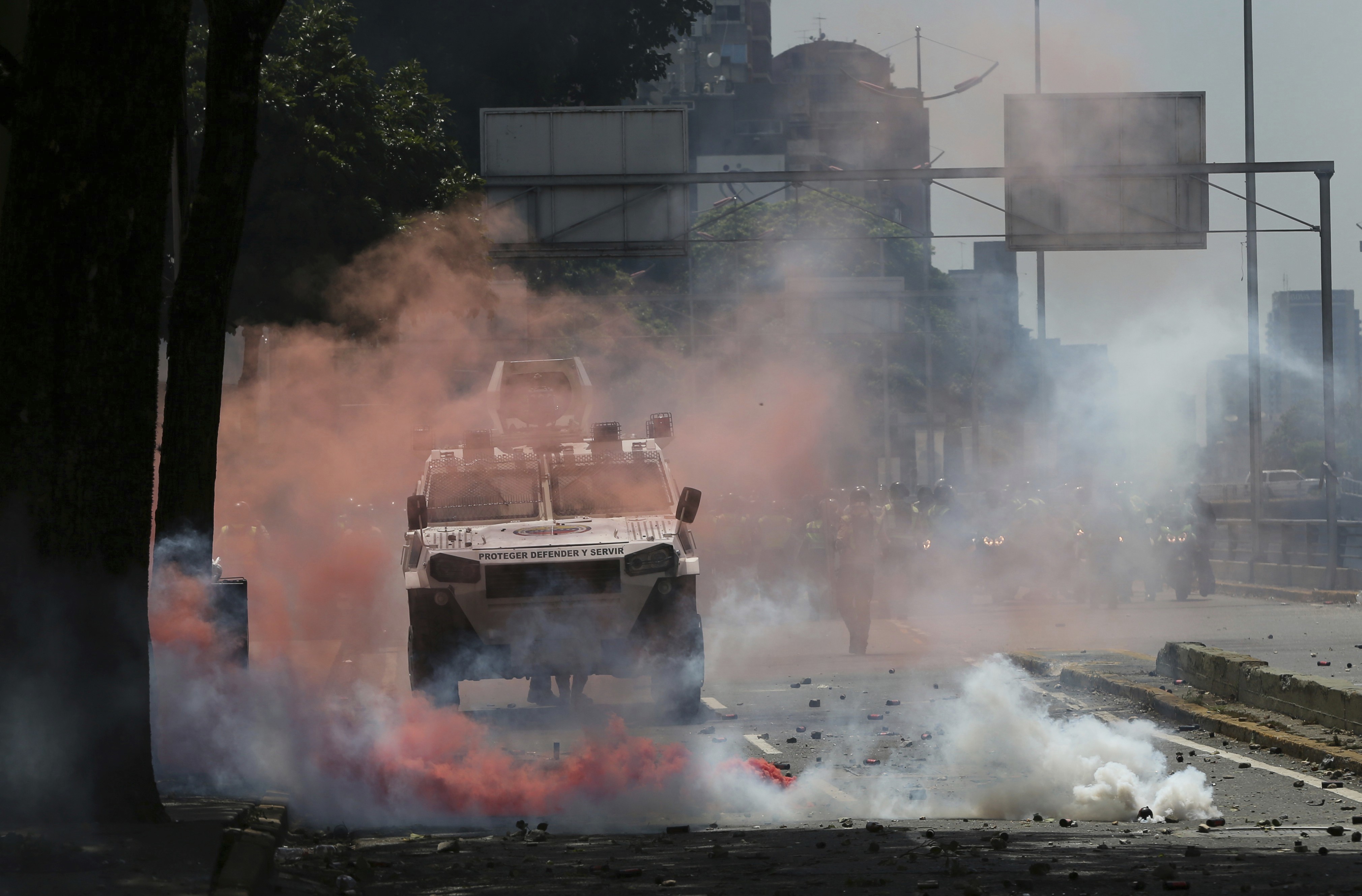 Venezuela's Maduro blasts foe for chemical attack comments