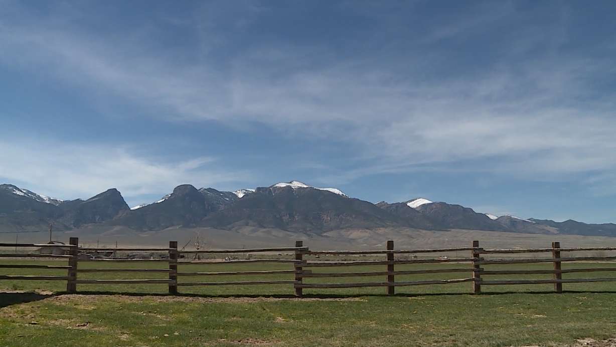 Partoun, and the nearby small communities of maybe 50 people, are surrounded by seemingly endless miles of dirt roads in Utah's West Desert near the Nevada border. (Brandon Whitworth, KSL TV)