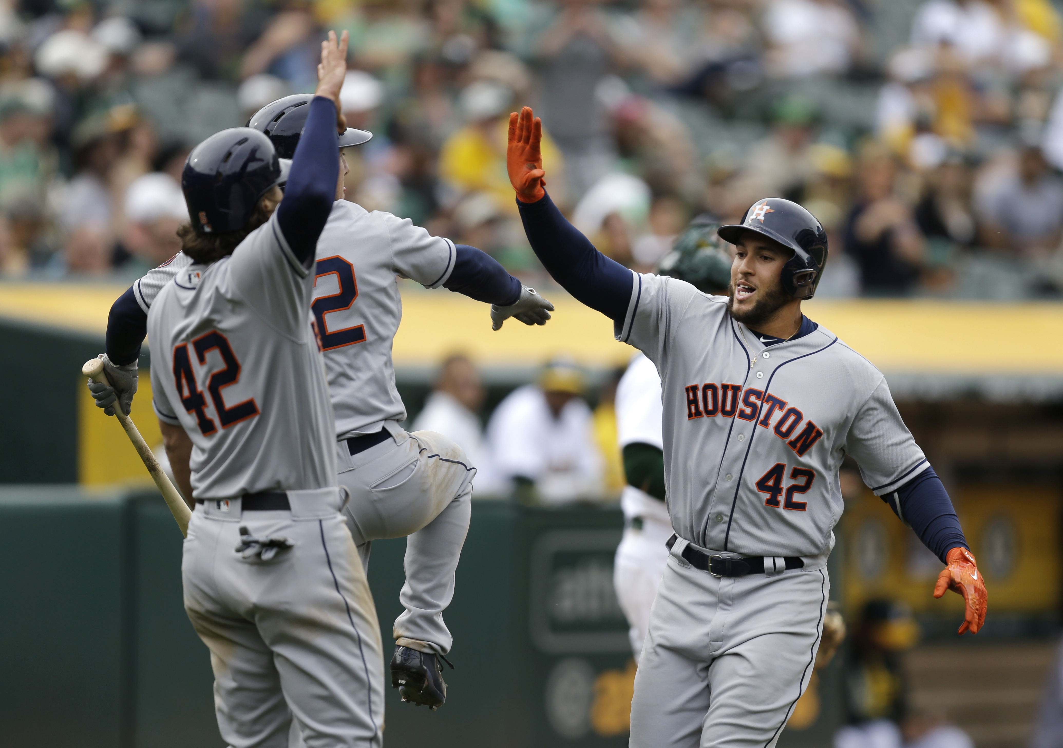 Springer's 2-run homer completes Astros comeback vs A's