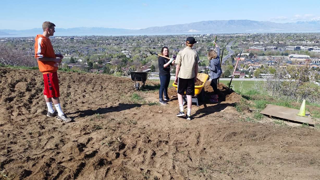Old Provo Easter cross restoration nears completion
