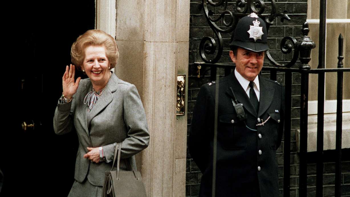 A look at British prime ministers from Thatcher to May