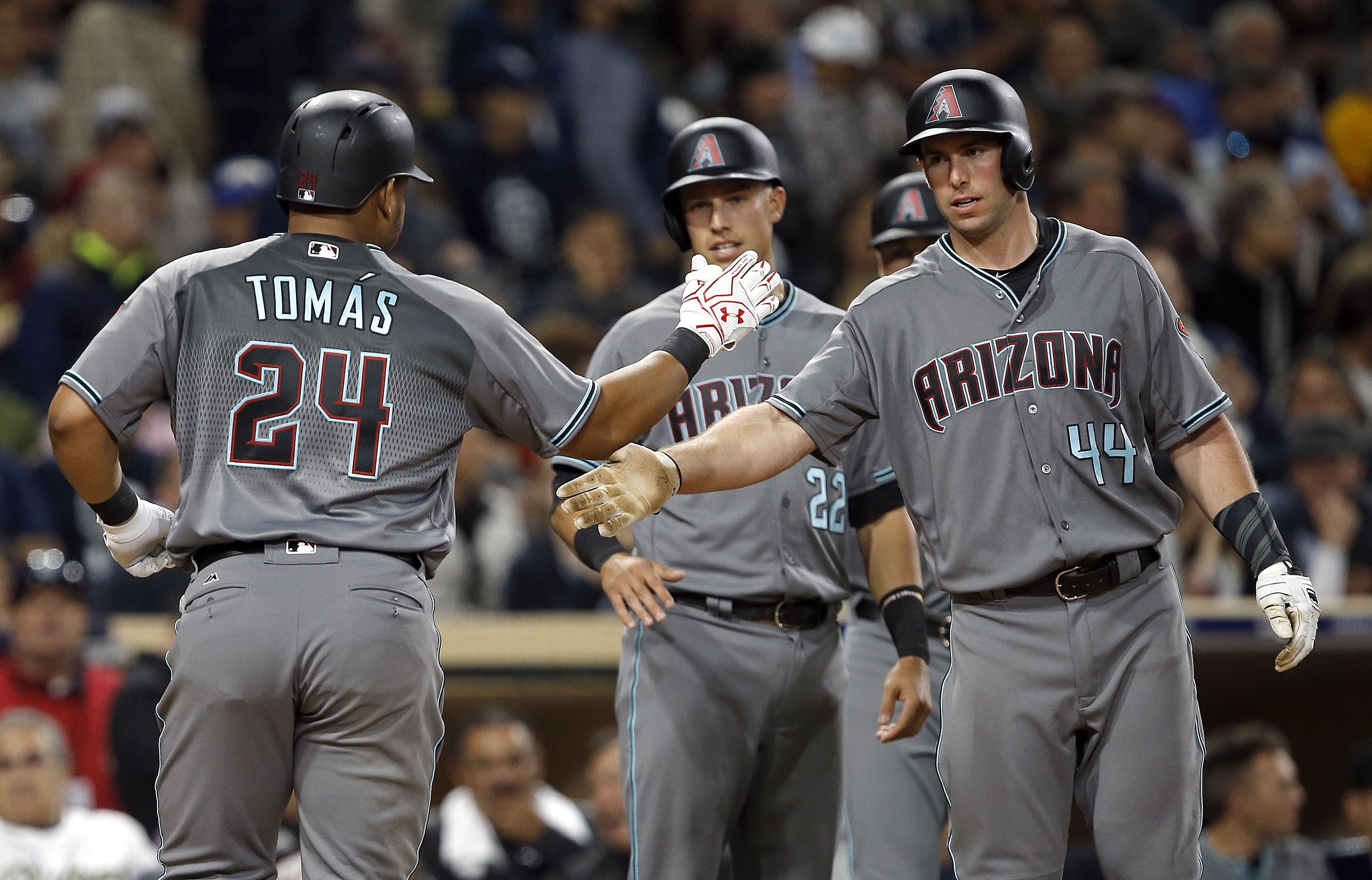 Tomas, Miller lead Diamondbacks to 11-2 win over Padres