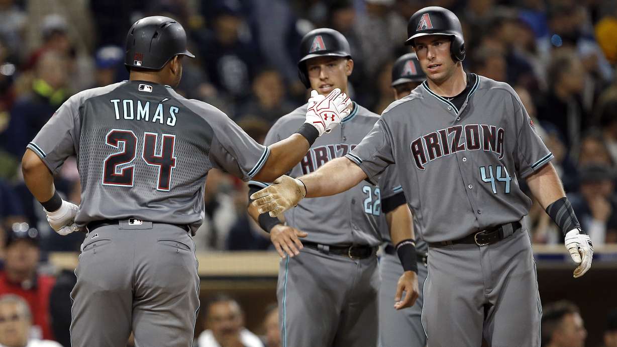 Tomas, Miller lead Diamondbacks to 11-2 win over Padres