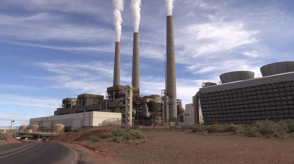 Earlier this year, the utilities that own the coal-fired Navajo Generating Station in Page, Arizona, voted to shut it down and demolish it, most likely at the end of 2019. The loss of job at the station and the coal mine that supplies it could be devastating on an already hard-pressed region. (Photo: John Hollenhorst, Deseret News)