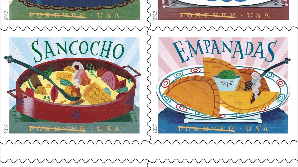 New 'delicioso' postage stamps dedicated to Latino cuisine