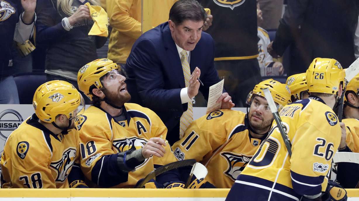 Predators beat Blackhawks 4-1 to complete sweep