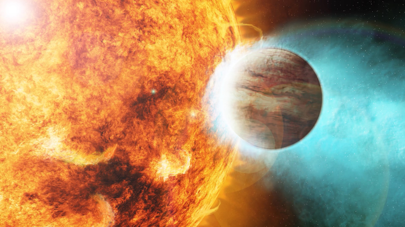 An artist's conception of a "hot Jupiter." (Photo: NASA illustration)