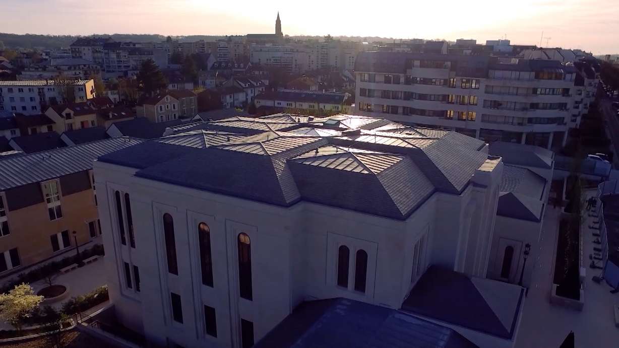 The new LDS temple in France will be dedicated on May 21. The public is invited to tour the new building from April 22 to May 13, except for the Sundays of April 23 and 30 and May 7. (Courtesy: mormonnewsroom.org)