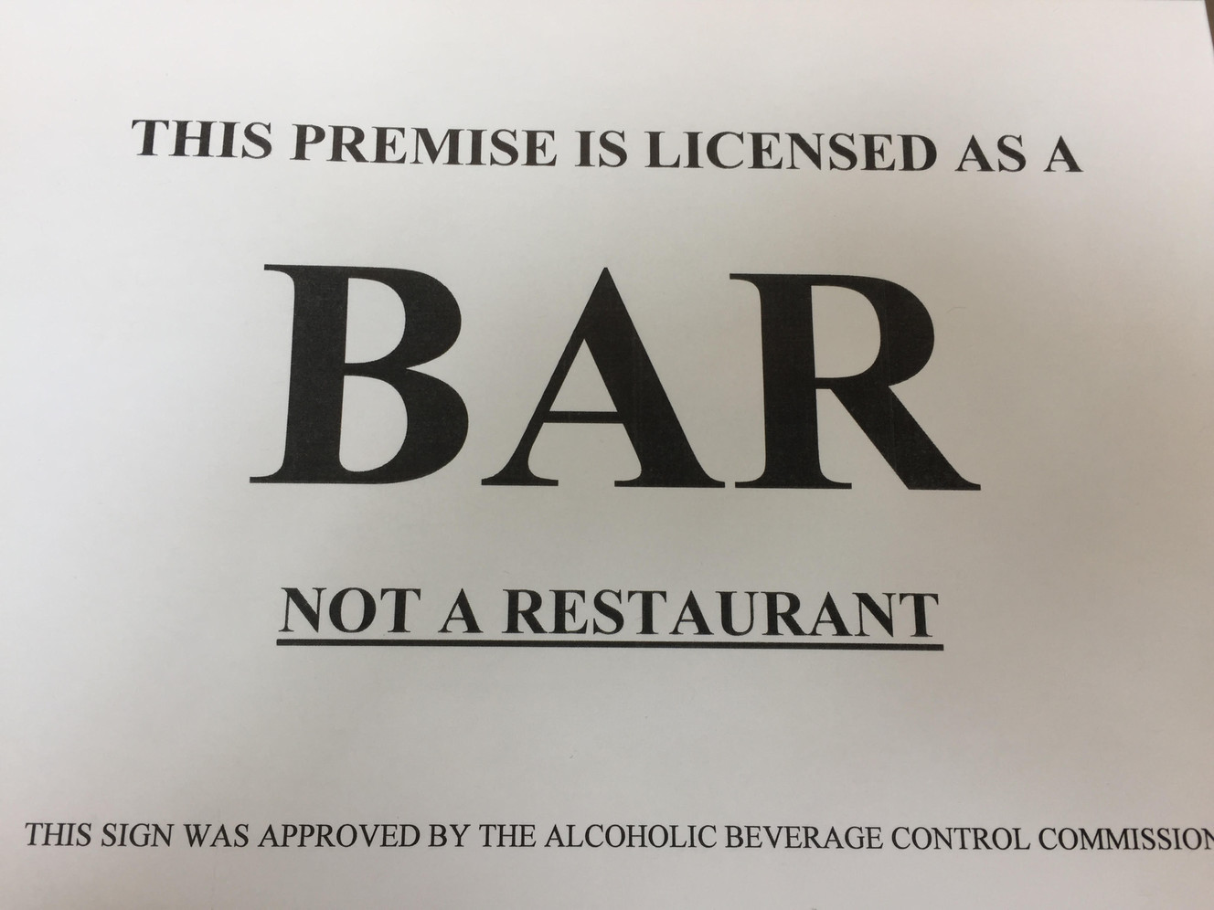 DABC approves newly required signage for bars, restaurants