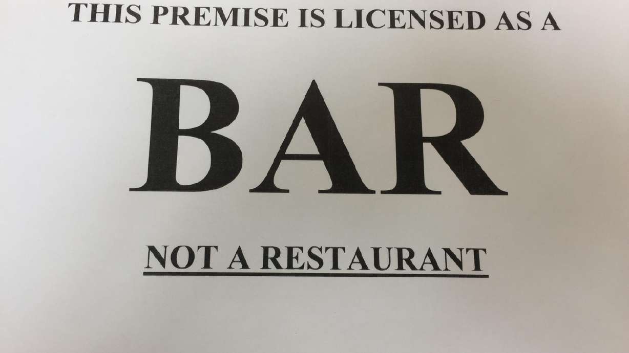 Utah's sign law for restaurants, bars goes into effect