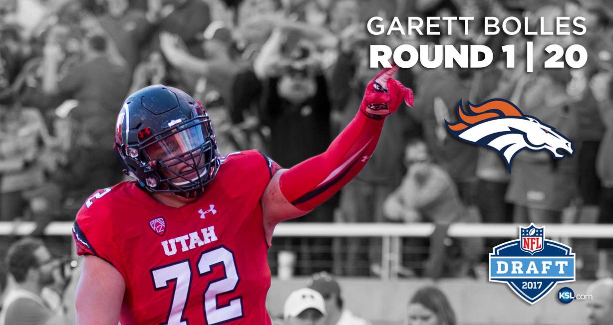 Utah's Garett Bolles selected No. 20 overall to Denver Broncos