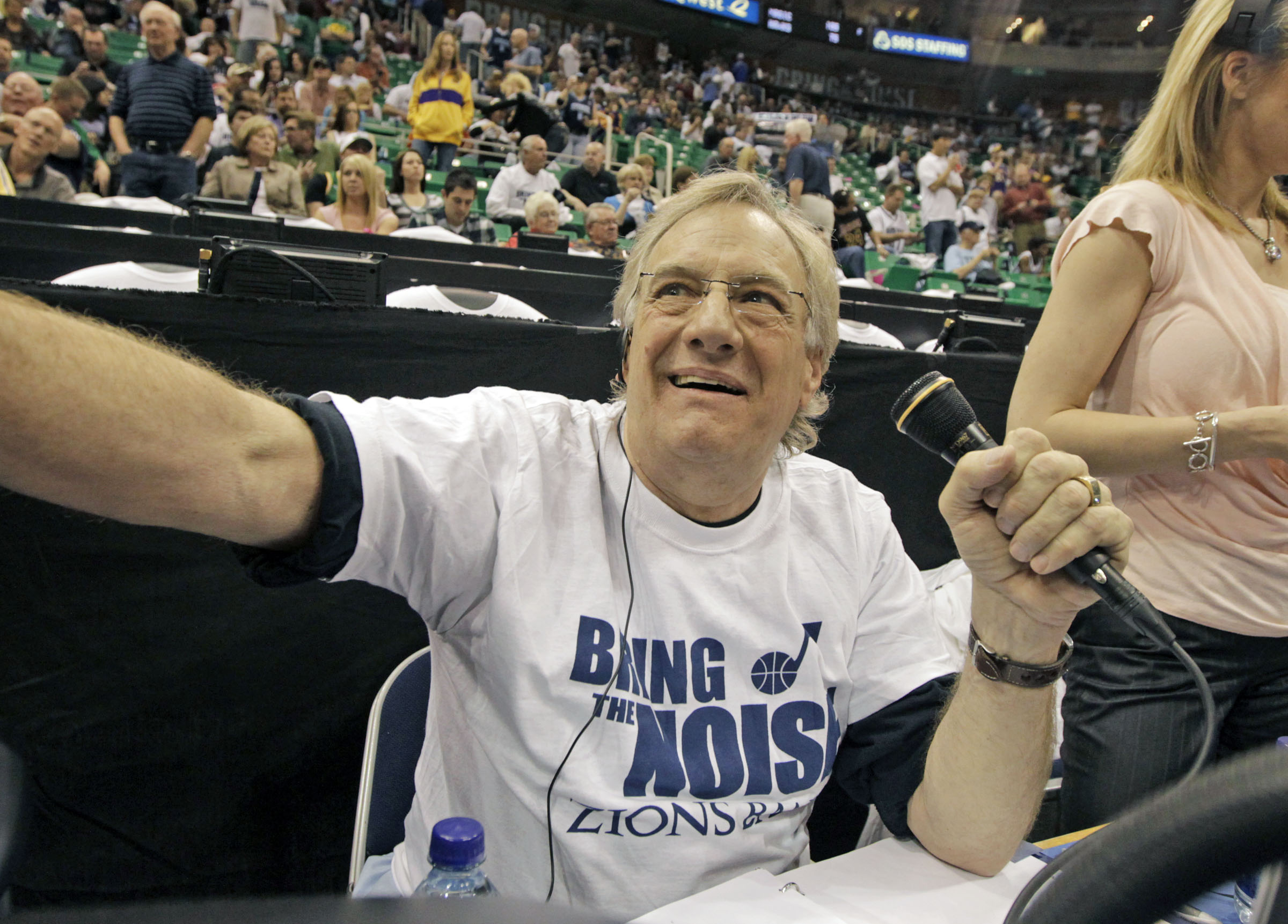 Jazz PA announcer still hopes for NBA title before his retirement
