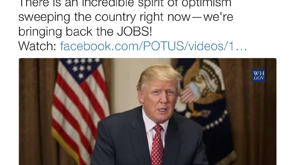 Analysis shows declining engagement with Trump's tweets