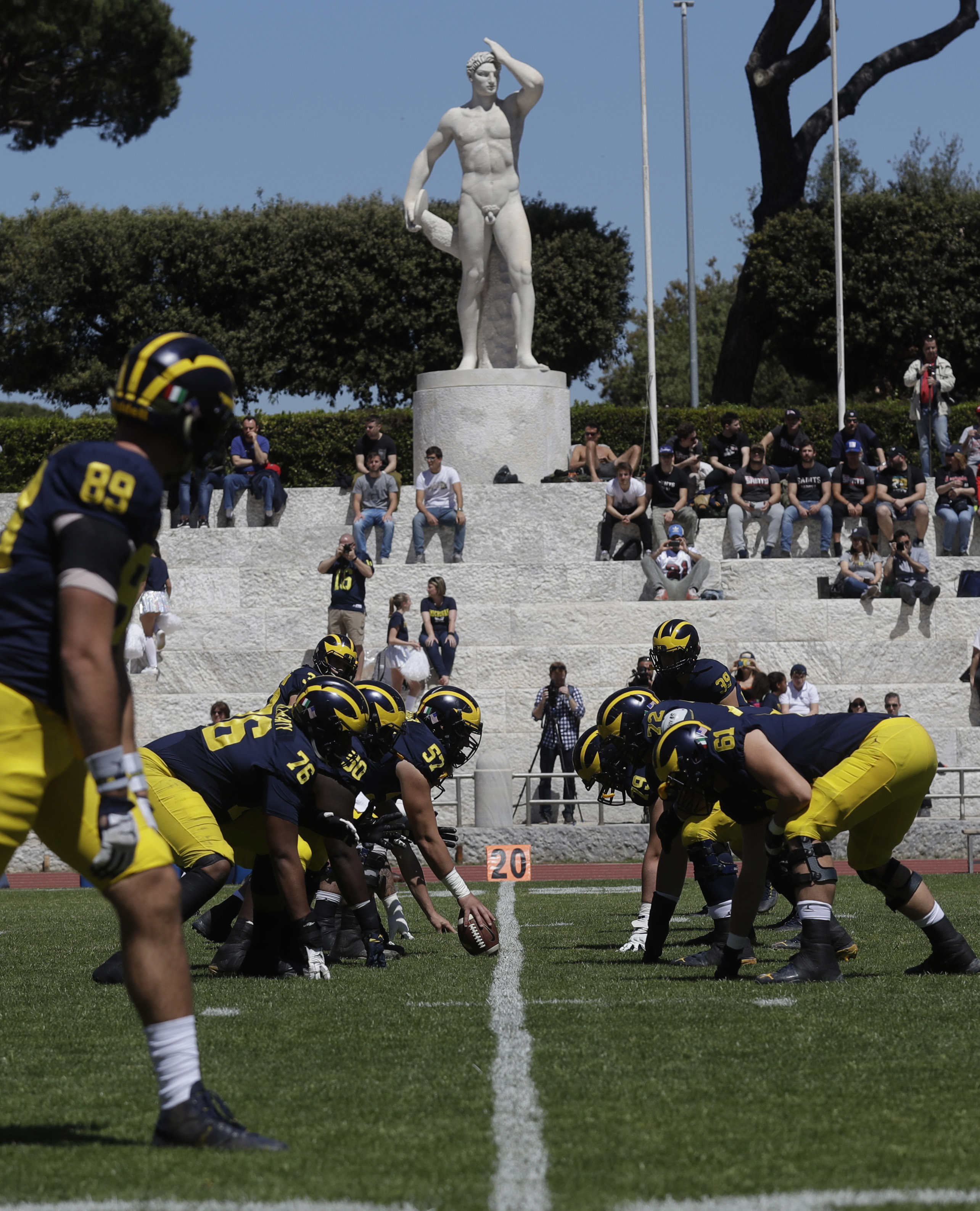 Harbaugh thanks Italy for hospitality during Rome trip