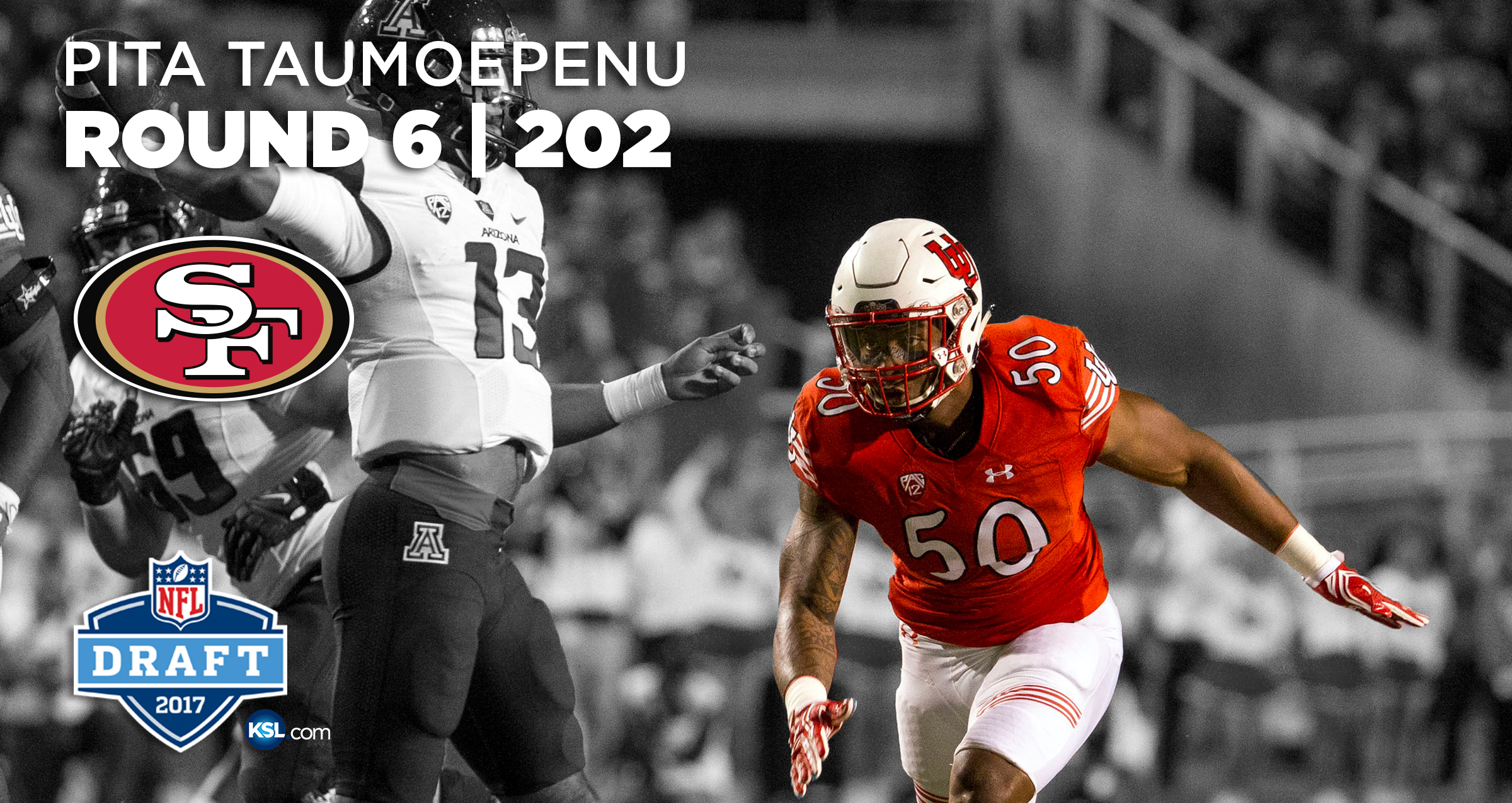 Pita Taumoepenu makes it 8 for Utah with No. 202 pick to 49ers