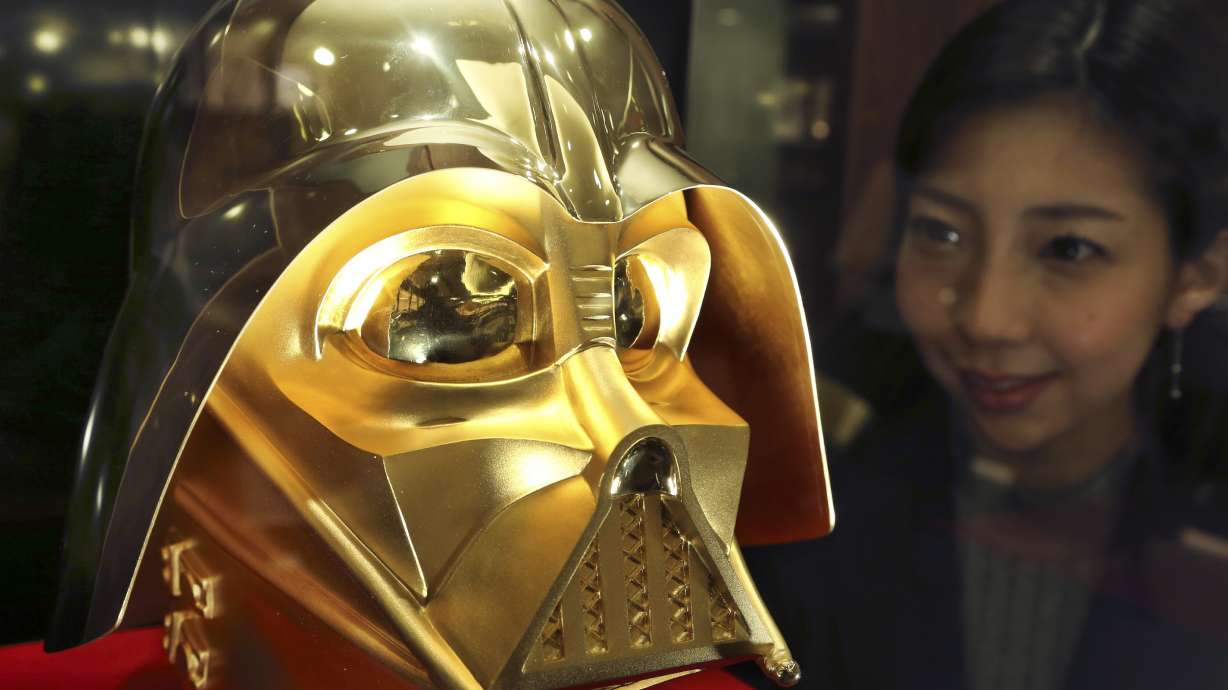 Tokyo jeweler offers gold Darth Vader masks for $1.4 million