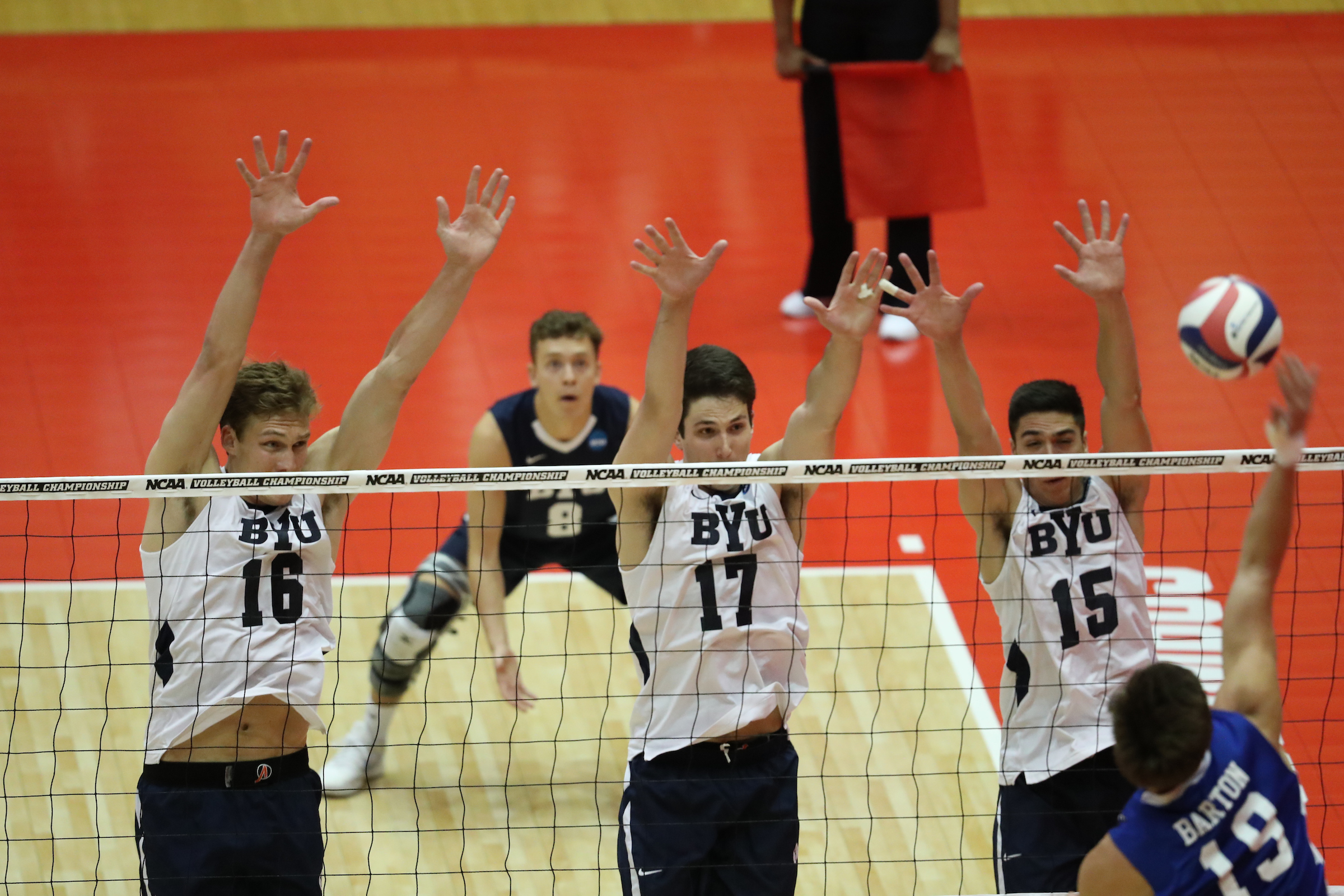 Third-ranked BYU volleyball sweeps Barton in NCAA tourney opener